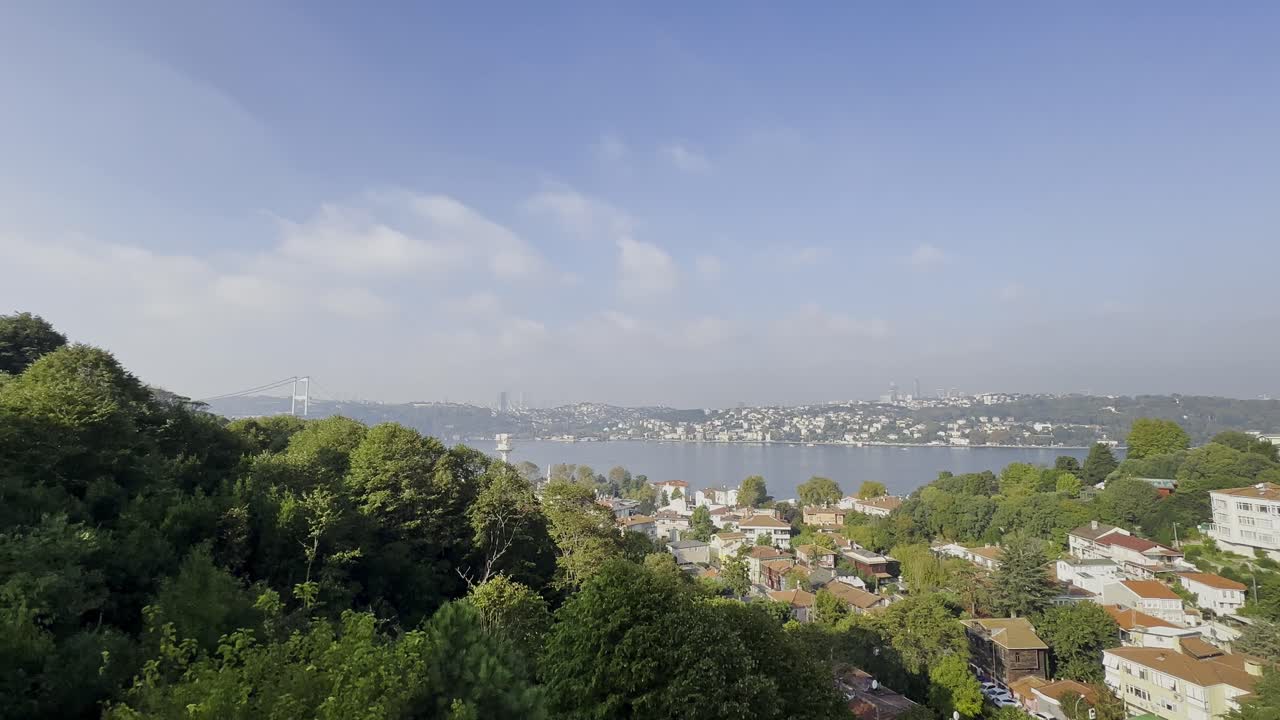 Vista sul Bosforo a Istanbul