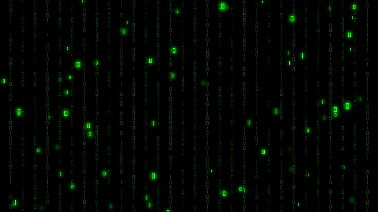 Abstract background with binary code