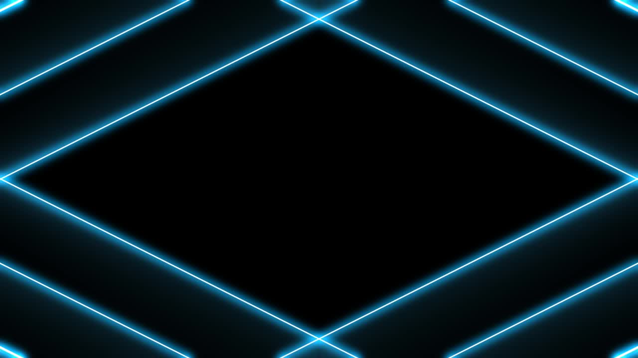 Blue light futuristic line. Loop ready animation of flight through digital tunnel.
Neon lights abstract motion animated background.
