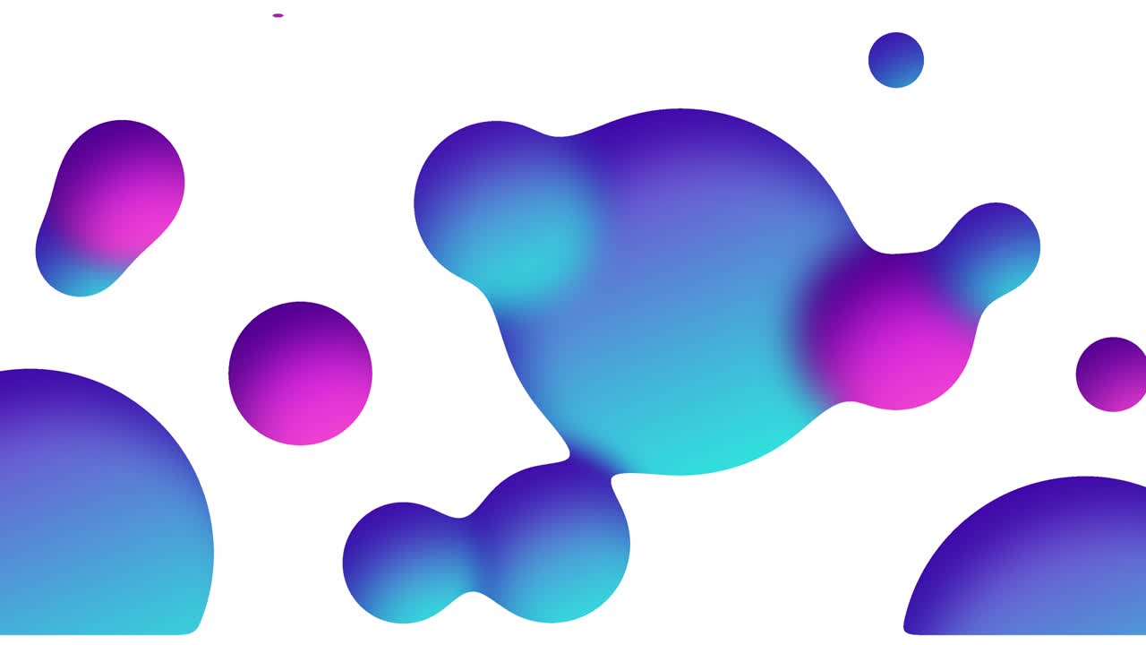 Futuristic liquid animated background isolated