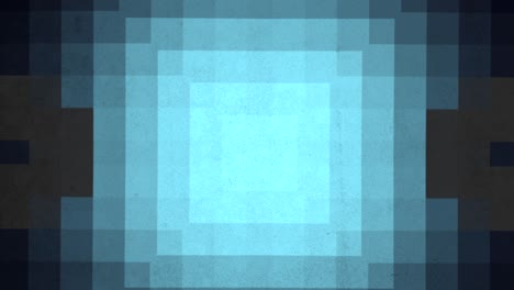 contrasting black and white checkerboard on blue background