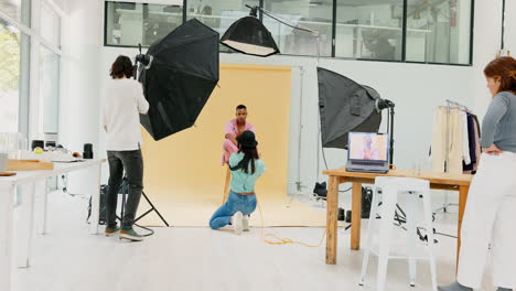 photography, studio and photographer team work