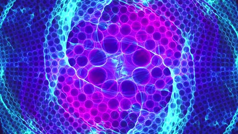 Kaleidoscope-fractal-abstract---neon-bubblewrap---seamless-looping-music-vj-colorful-chaotic-streaming-backdrop-art