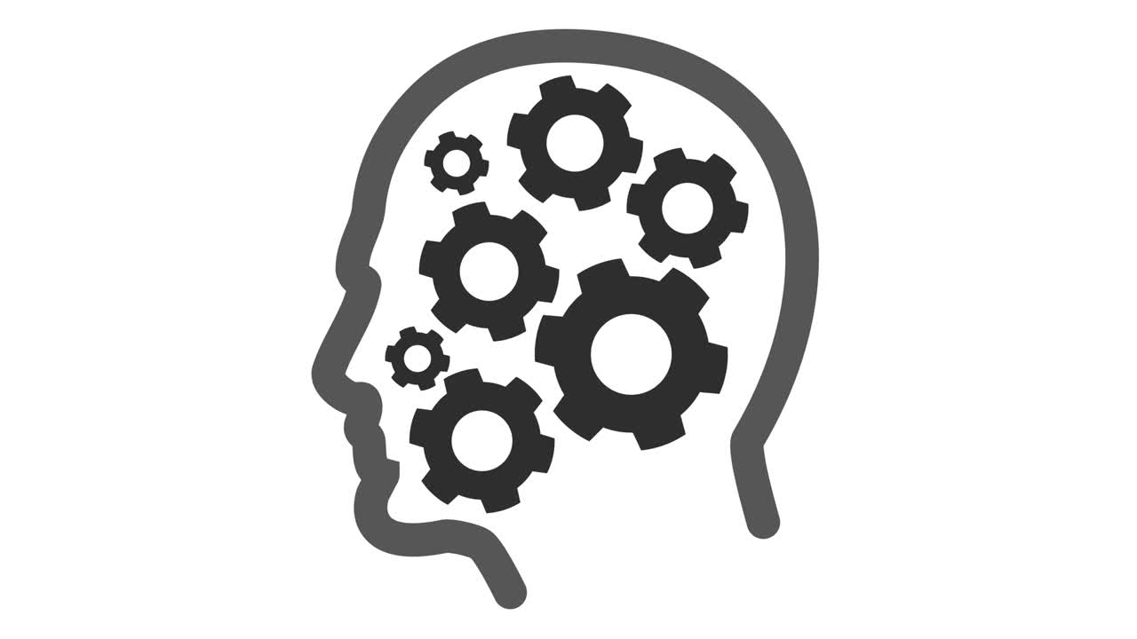 los engranajes giran dentro de la cabeza humana