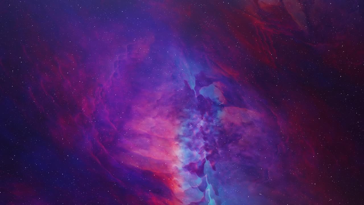 impresionante animación cg del espacio exterior