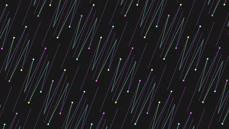 Vibrant-diagonal-line-pattern-floating-on-black-background