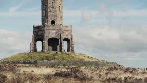 A-view-of-Darwen-Tower-in-Lancashire-on-a-windy-day