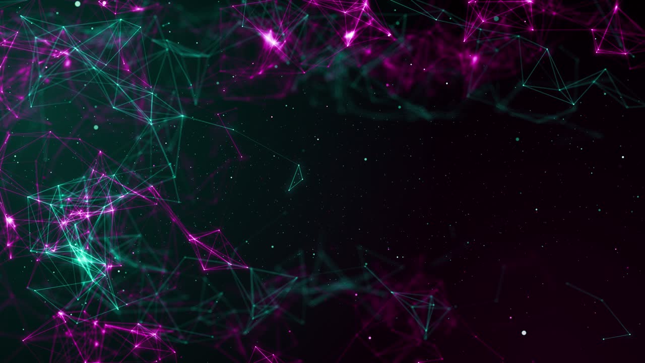 Plexus abstract network titles technology science background loop