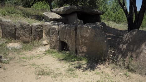 archeological sites at thracian dolmens near hlyabovo village in bulgaria