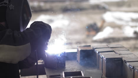 trabajo de soldadura