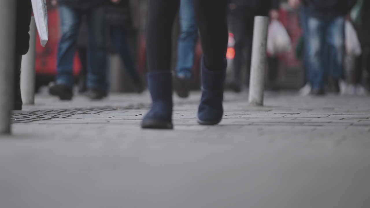 바쁜 도시 거리