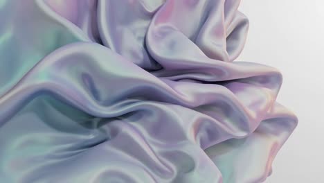 abstract iridescent fabric drape