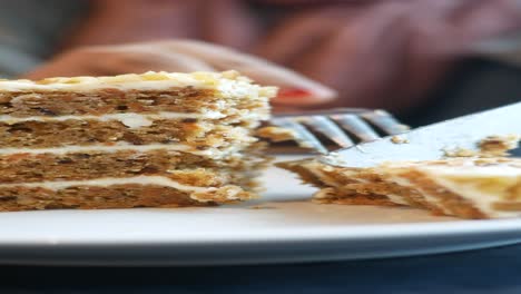 delicious carrot cake slice