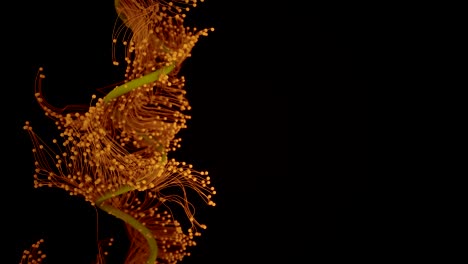 abstract particles with trails.