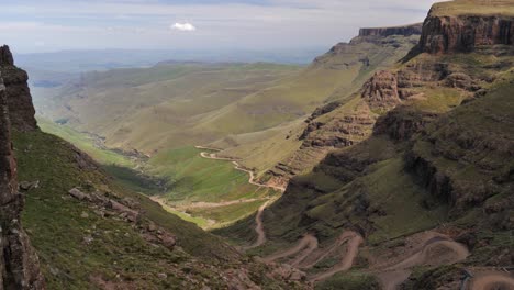 Timelapse:-Cloud-shadows-pass-over-dramatic-Sani-Pass-in-South-Africa