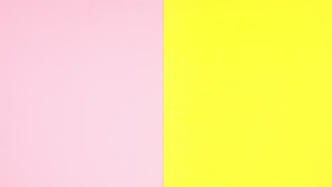 las herramientas de peinado aparecen en el tema amarillo rosa. detenga el movimiento