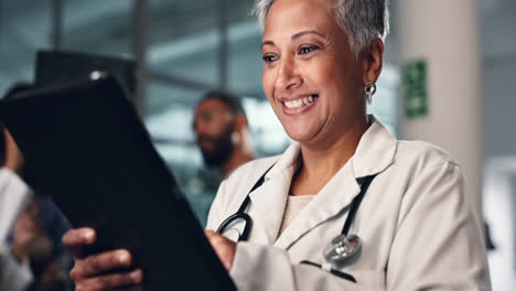 meme, woman and doctor on tablet laughing at funny