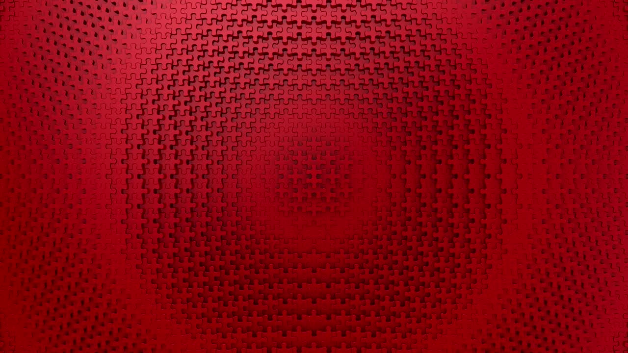 퍼즐은 파동을 형성했습니다.