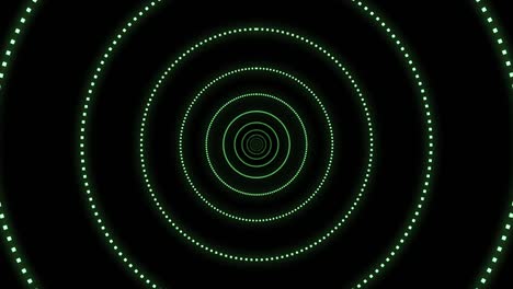 pass through a circular digital tunnel.