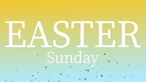 easter sunday event text animation motion graphics