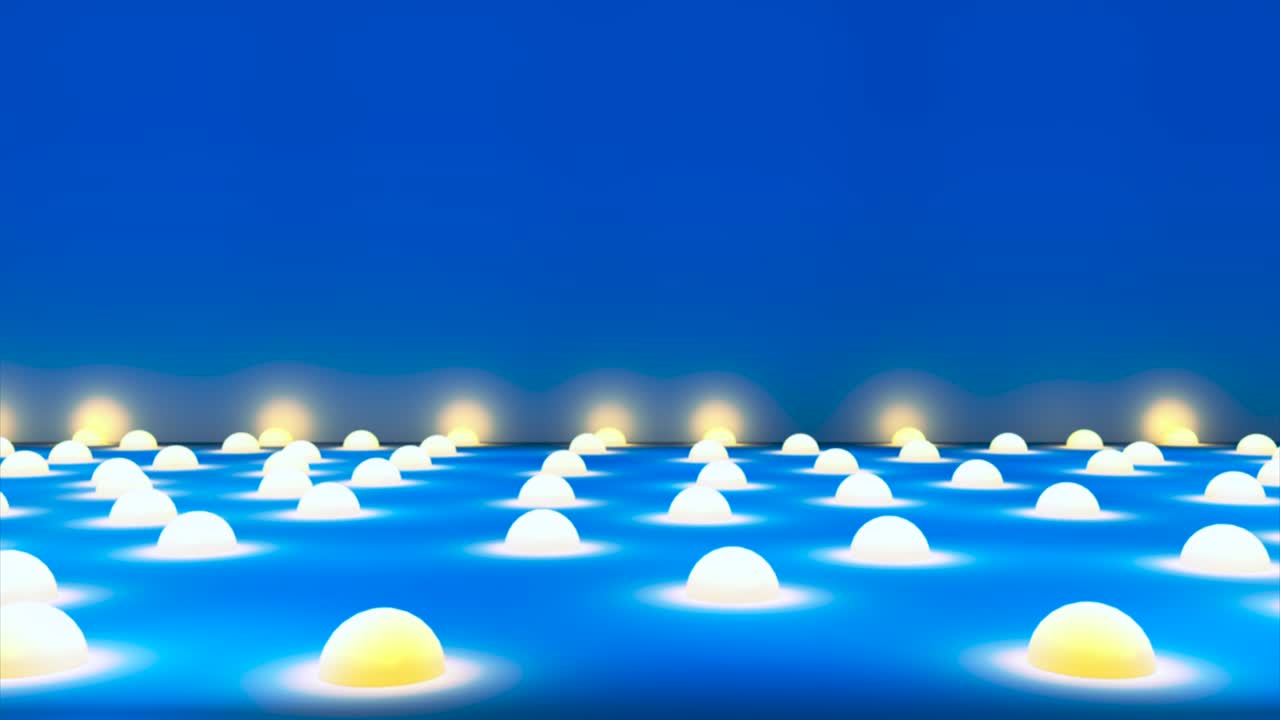 하이테크 라이트 홀, 블루, 이벤트, 3d, 4k