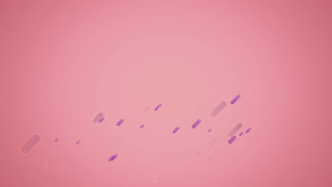 animación de rastros de luz púrpura sobre un fondo rosa oscuro