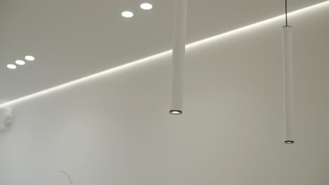 modern interior design with pendant lights