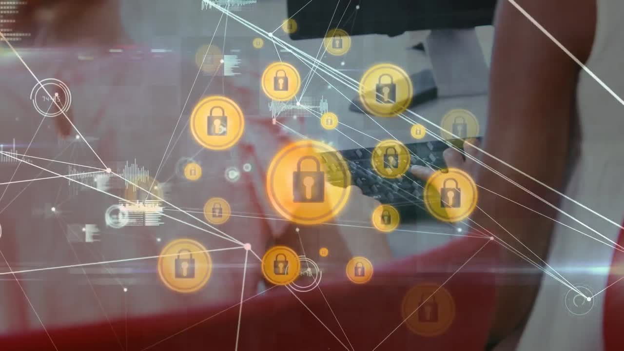 컴퓨터를 이용한 아프리카계 미국인 학생들 간의 연결 네트워크의 애니메이션