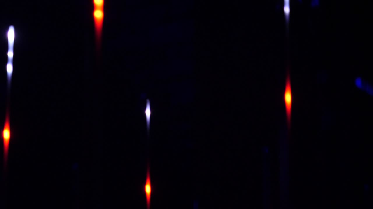 defocused led light play background