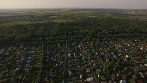 Paisaje-Rural-En-Vista-Aérea-De-Rusia