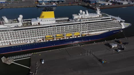 spirit of adventure cruise ship docked at port