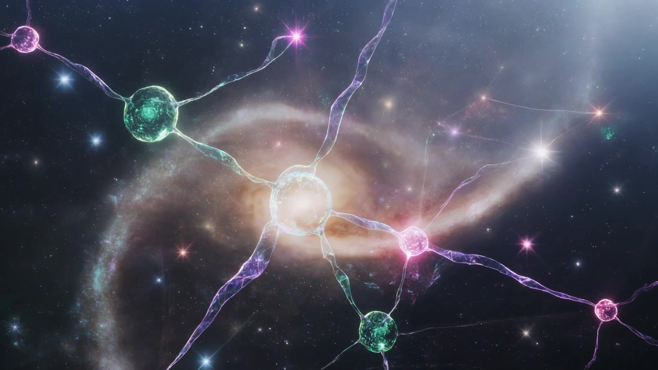 Abstract Neural Network Connections in Deep Space