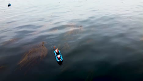 Botes-Inflables-En-El-Bosque-De-Algas-Marinas