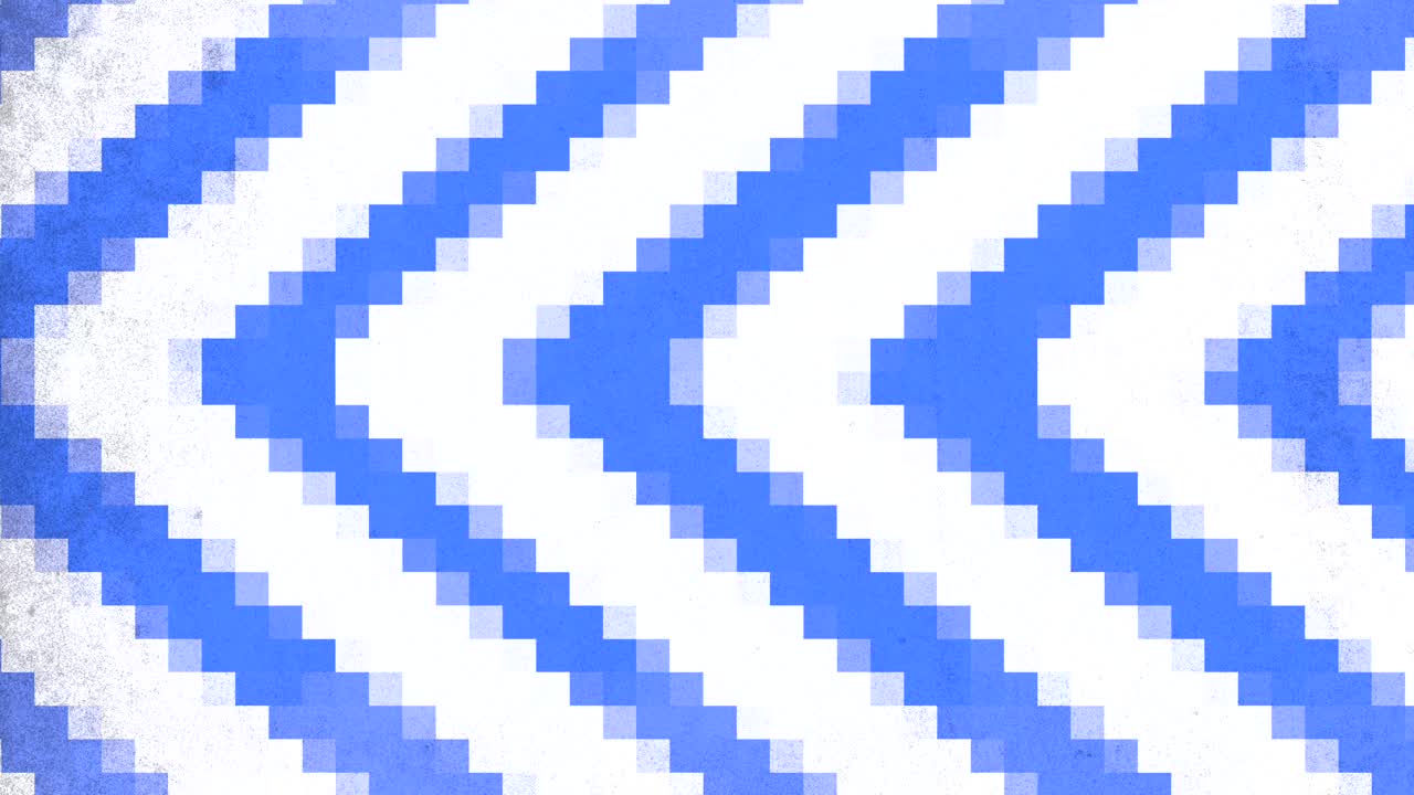 patrón de píxeles azules y blancos en arquitectura de 8 bits.