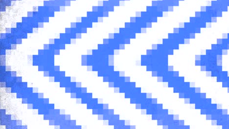 Blue and white pixels pattern in 8 bit of architecture