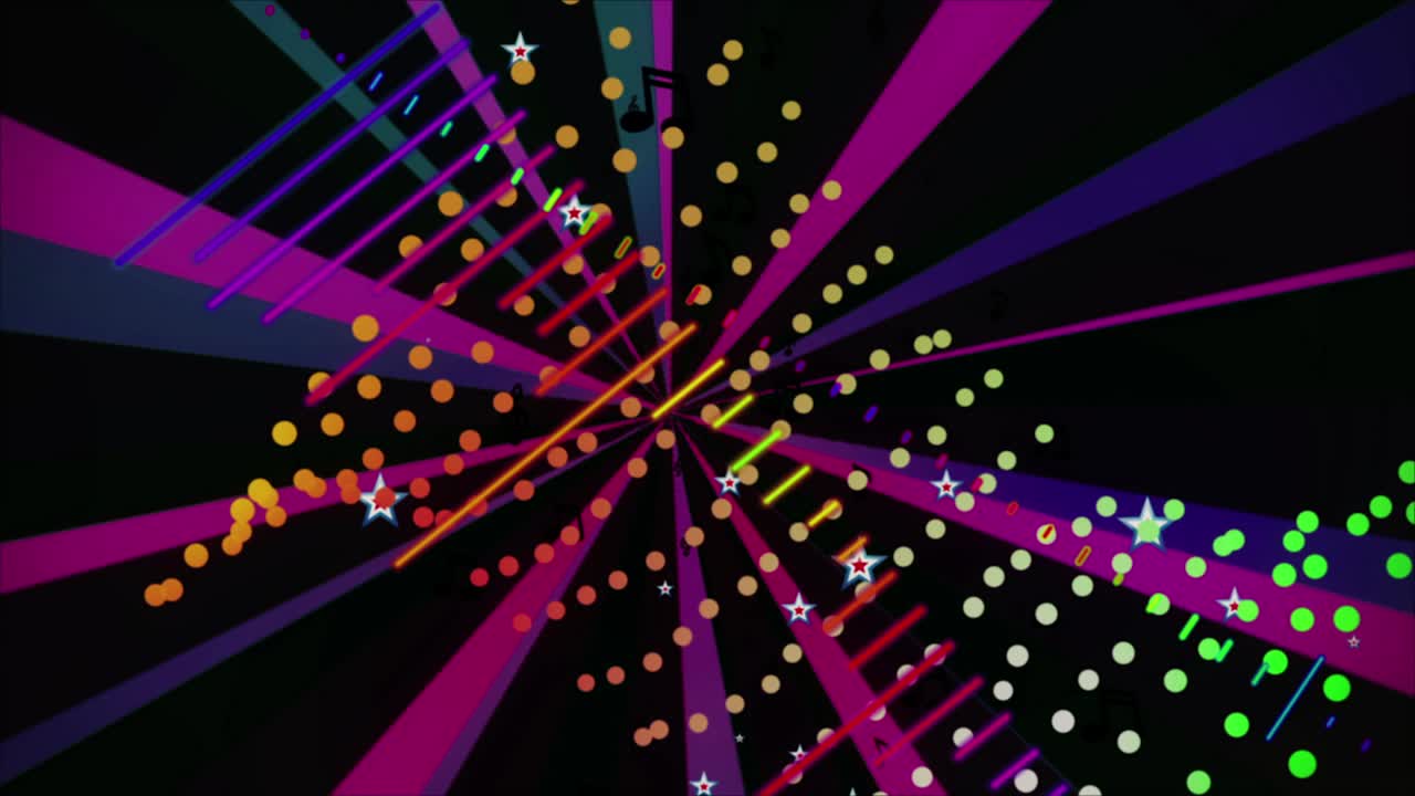 spettro musicale vintage vj loop