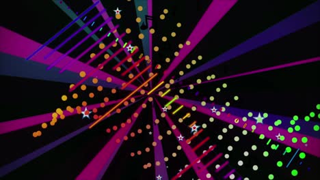 espectro de la música vintage vj bucle