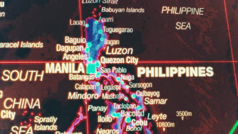 map of the philippines