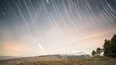 rastros de estrellas de montaña 01