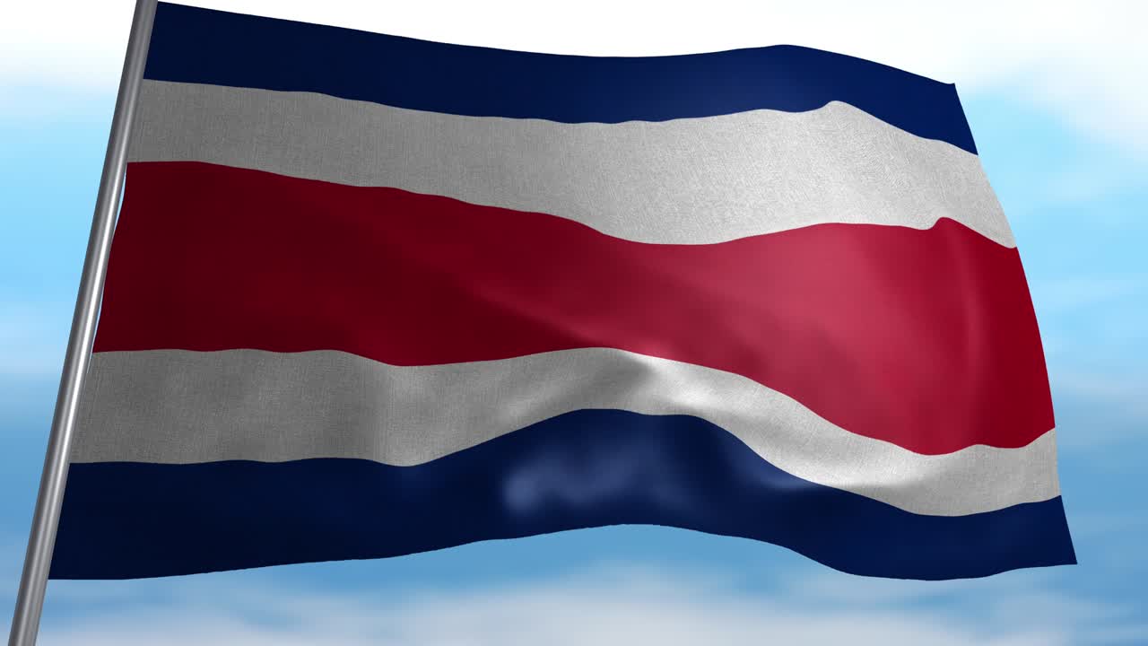 bandera de costa rica