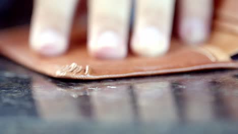 fine detail processes, tools, equipment, handmade leather products