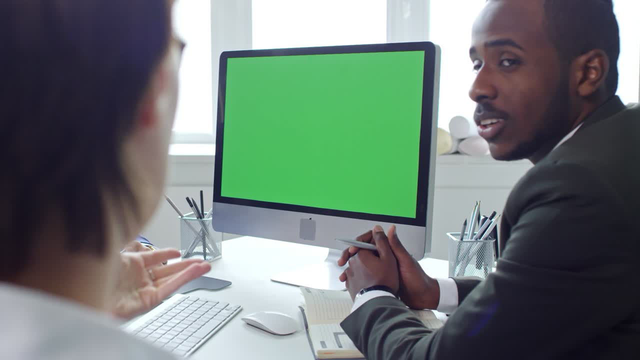 Business Team Having Video Conference