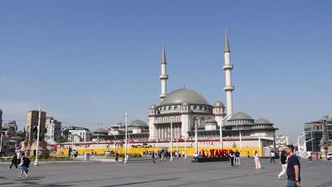 istanbul mosque and cityscape