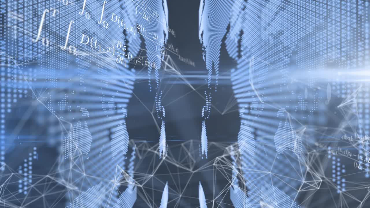 세계 비즈니스 및 무역 블록체인 보안 데이터 네트워크