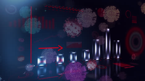 Animation-of-covid-19-cells-over-data-processing