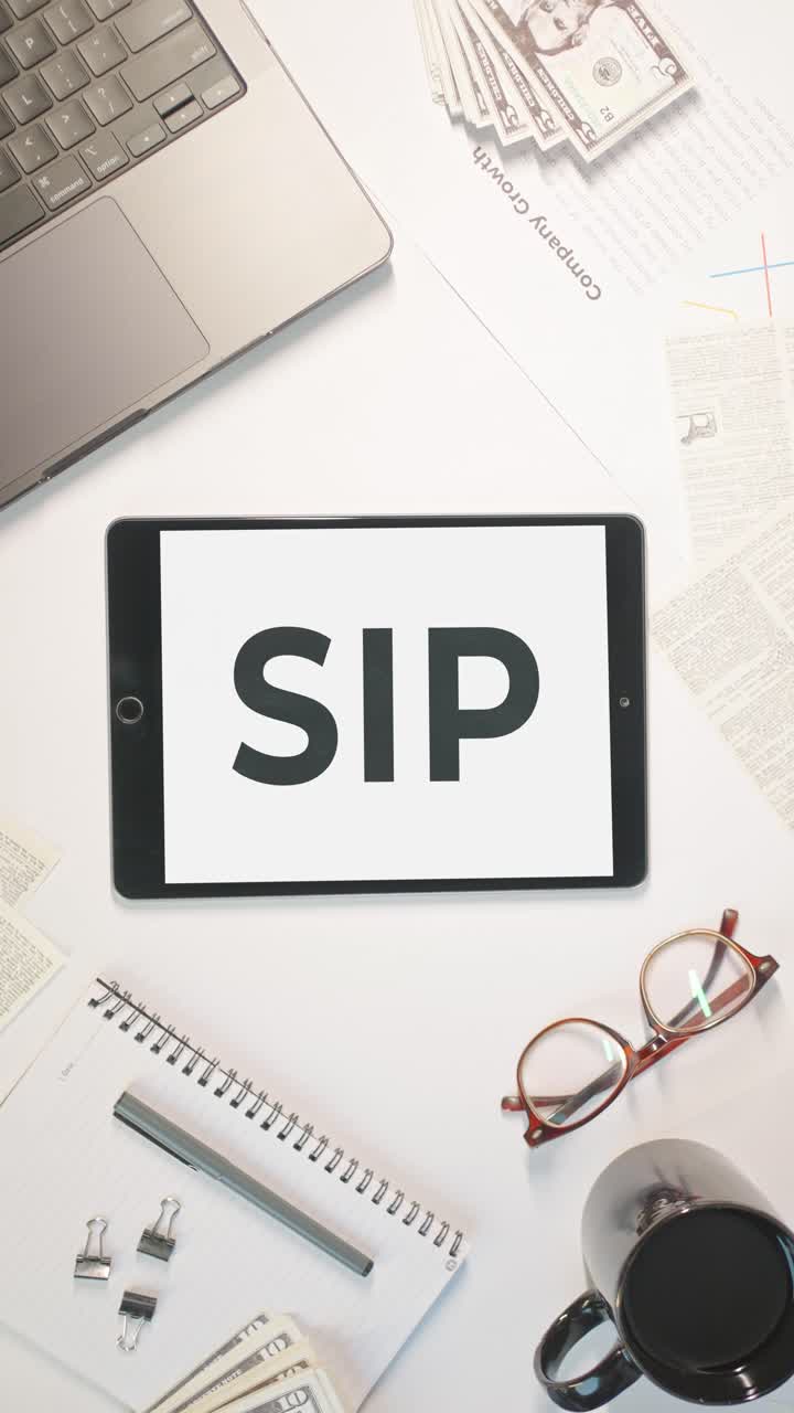 VERTICAL VIDEO OF SIP DISPLAYING ON A TABLET SCREEN