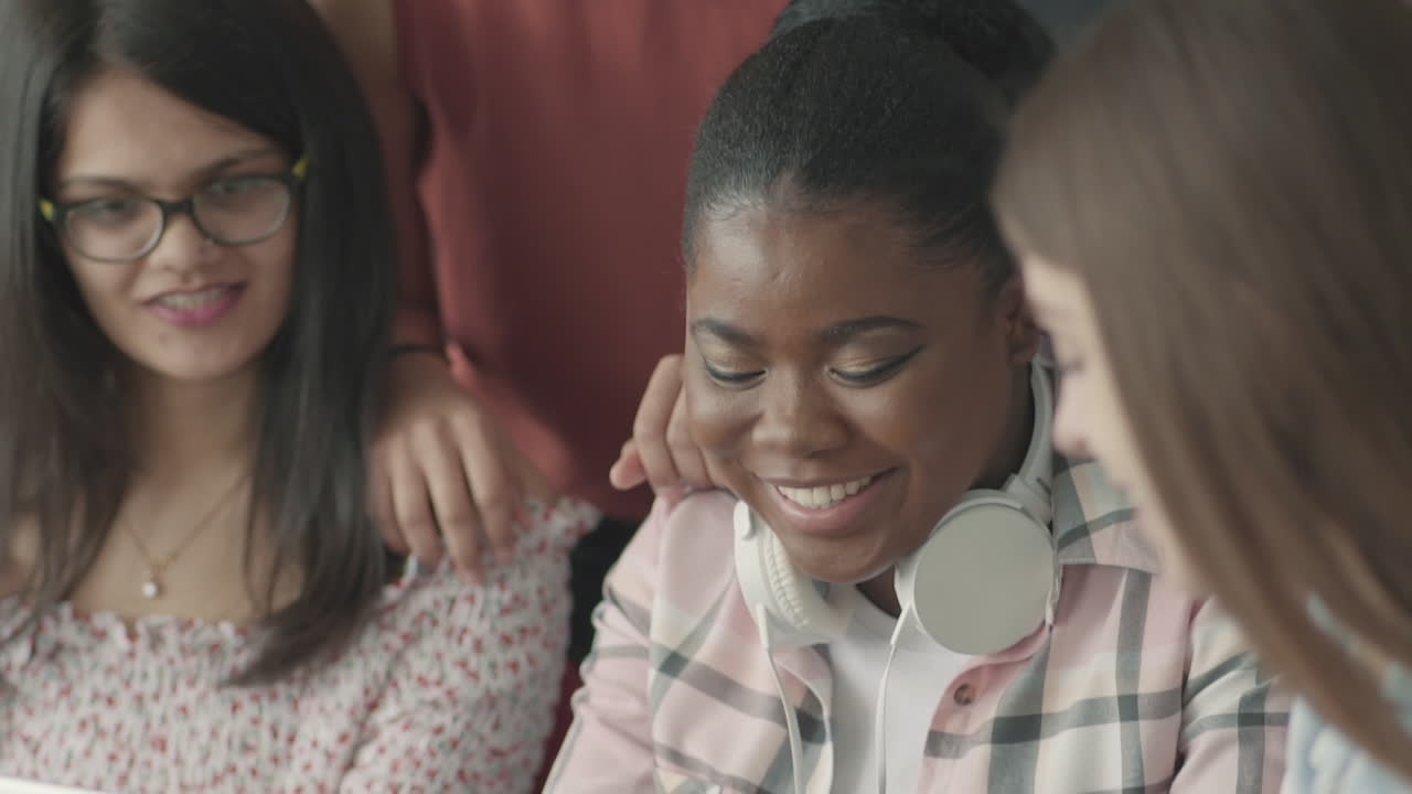 estudiante chica negra
