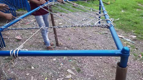 hacer charpai increíble khatiya bunai o cama de cuerda