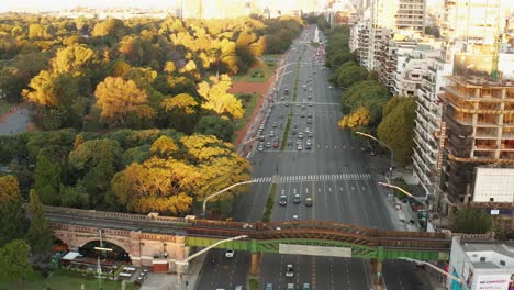 a vivid street of palermo, buenos aires