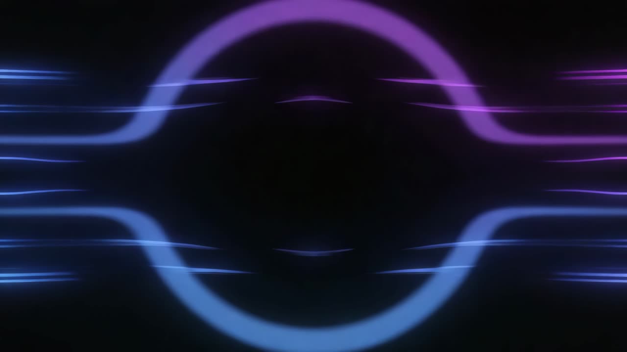 Abstract Neon Tunnel